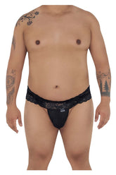 CandyMan 99595X Spitzenstrings Farbe Schwarz